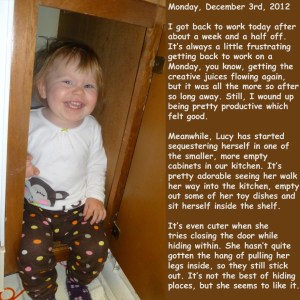 Monday, December 3rd, 2012