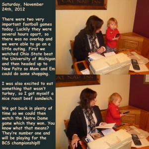 Saturday, November 24th, 2012