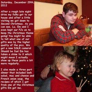 Saturday, December 29th, 2012