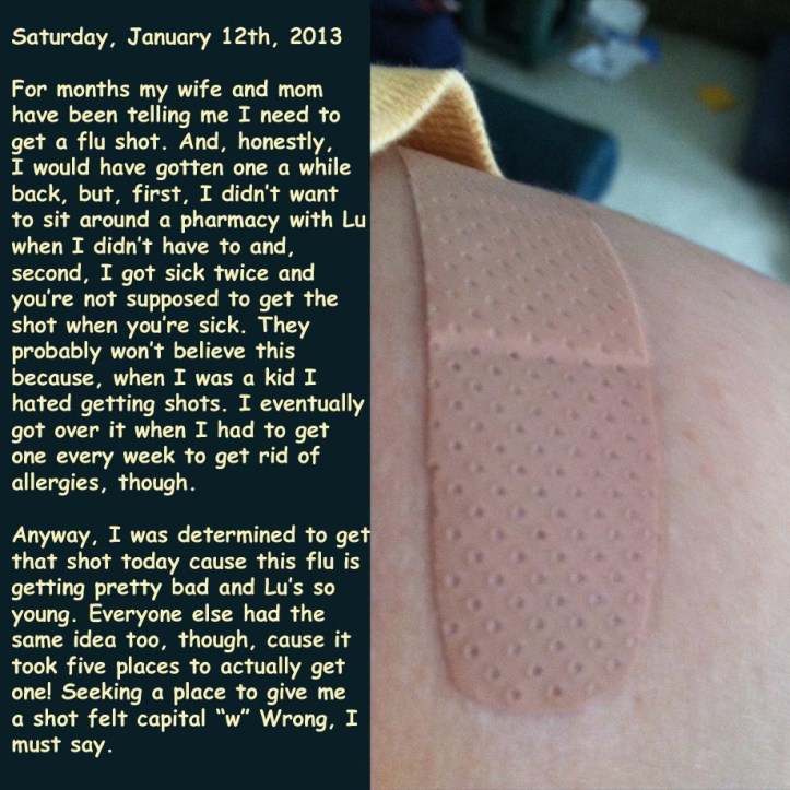 Saturday, January 12th, 2013