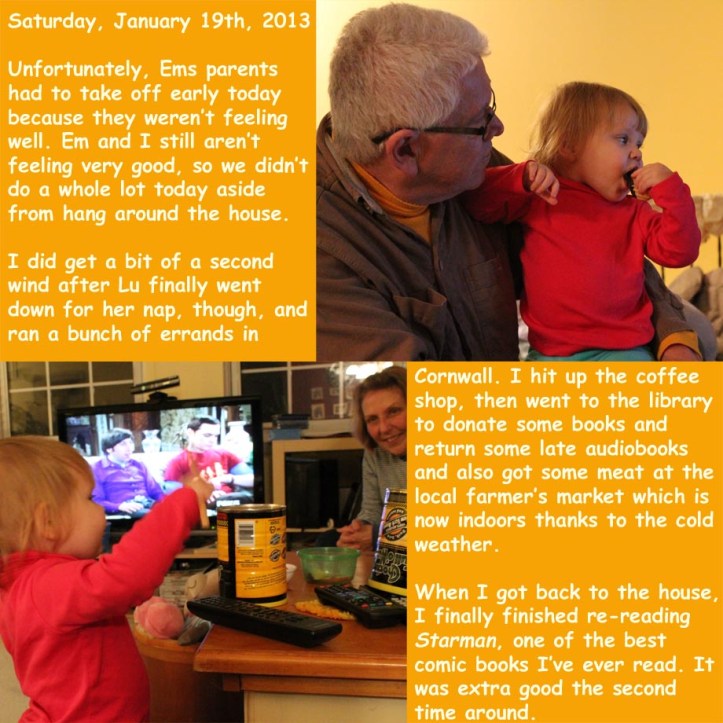 Saturday, January 19th, 2013