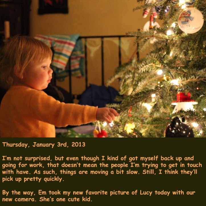 Thursday, January 3rd, 2013