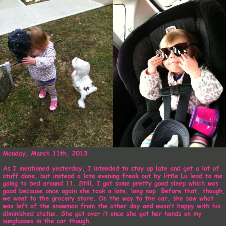 Monday, March 11th, 2013