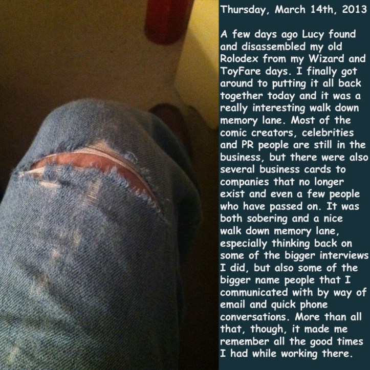 Thursday, March 14th, 2013