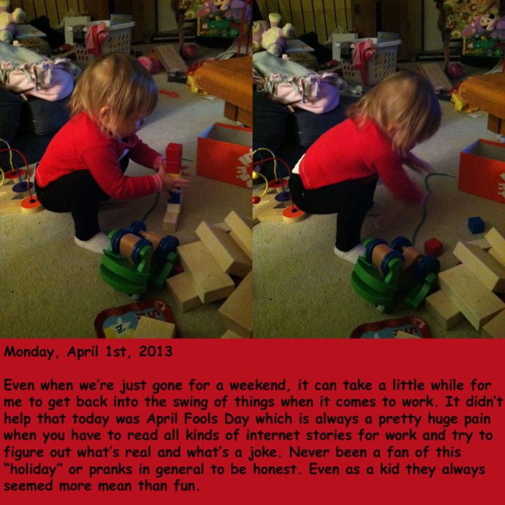 Monday, April 1st, 2013