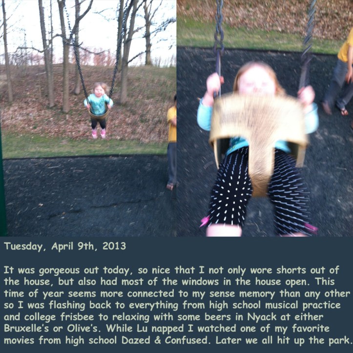 Tuesday, April 9th, 2013
