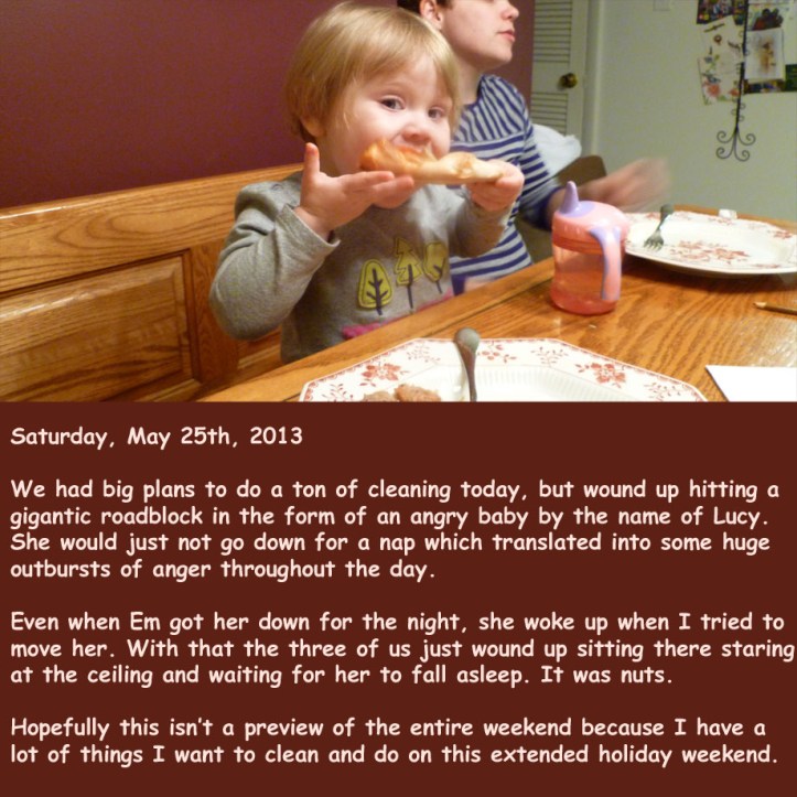 Saturday, May 25th, 2013