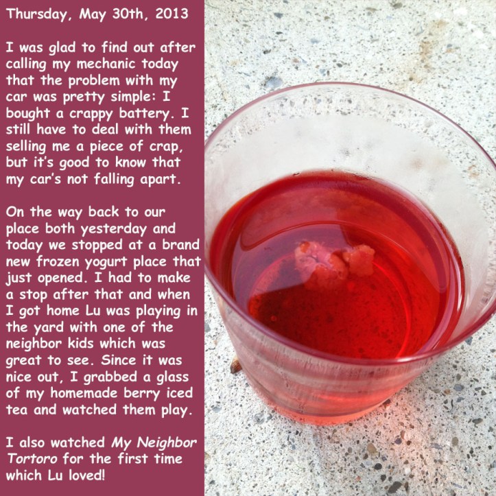 Thursday, May 30th, 2013