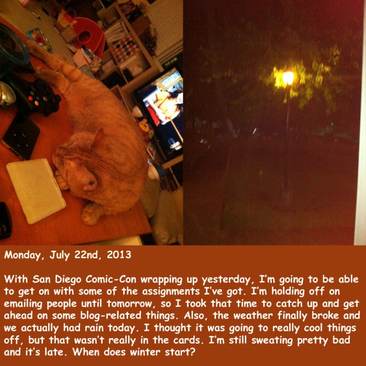 Monday, July 22nd, 2013