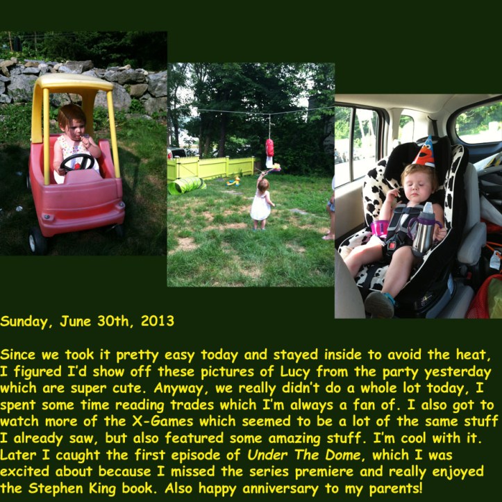 Sunday, June 30th, 2013