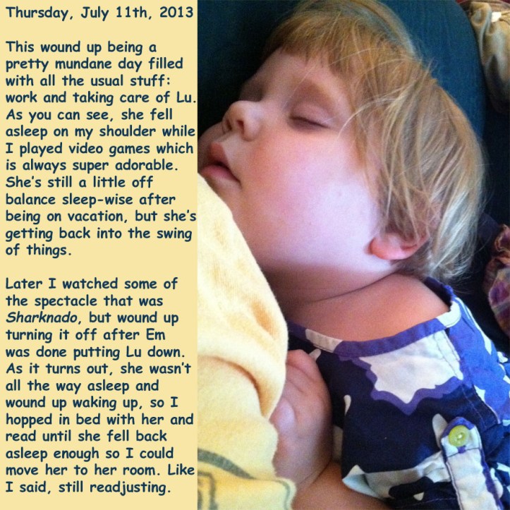 Thursday, July 11th, 2013