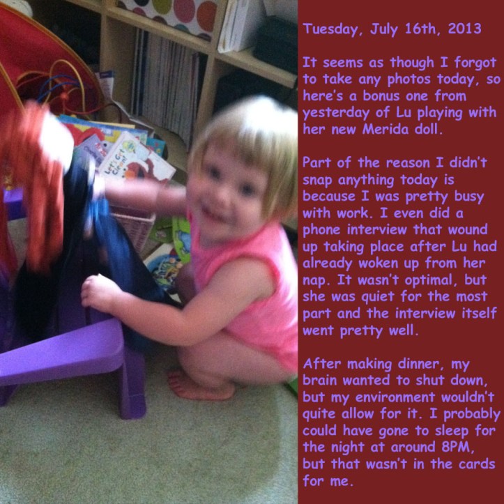 Tuesday, July 16th, 2013