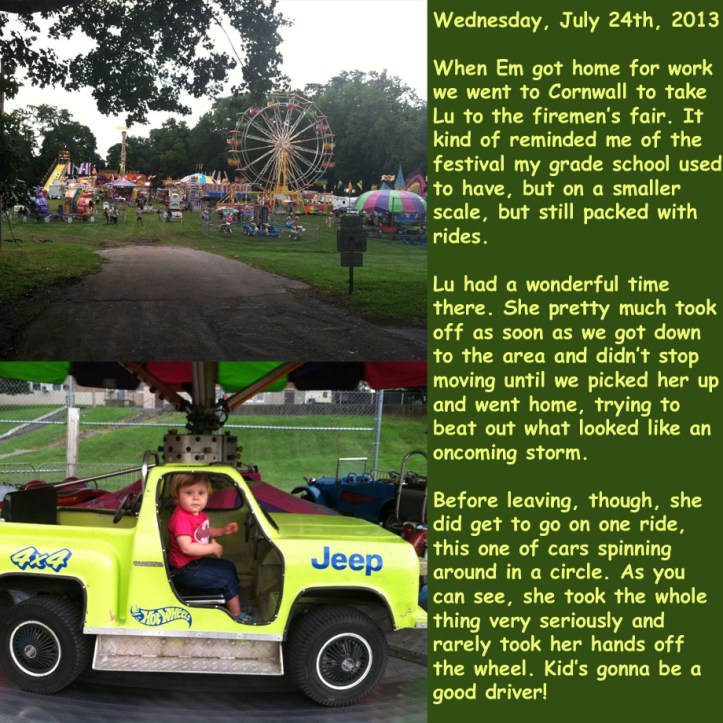 Wednesday, July 24th, 2013