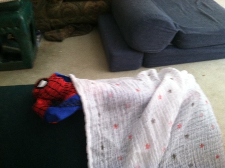 famous covers spider-man nap time