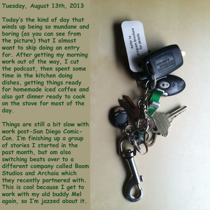 Tuesday, August 13th, 2013