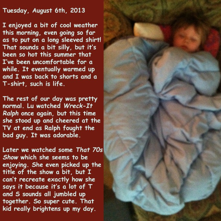 Tuesday, August 6th, 2013