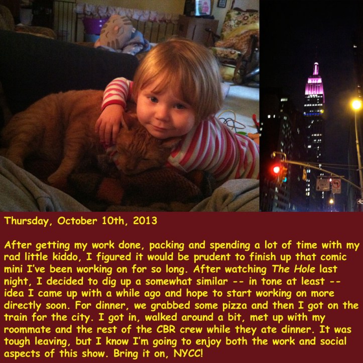 Thursday, October 10th, 2013