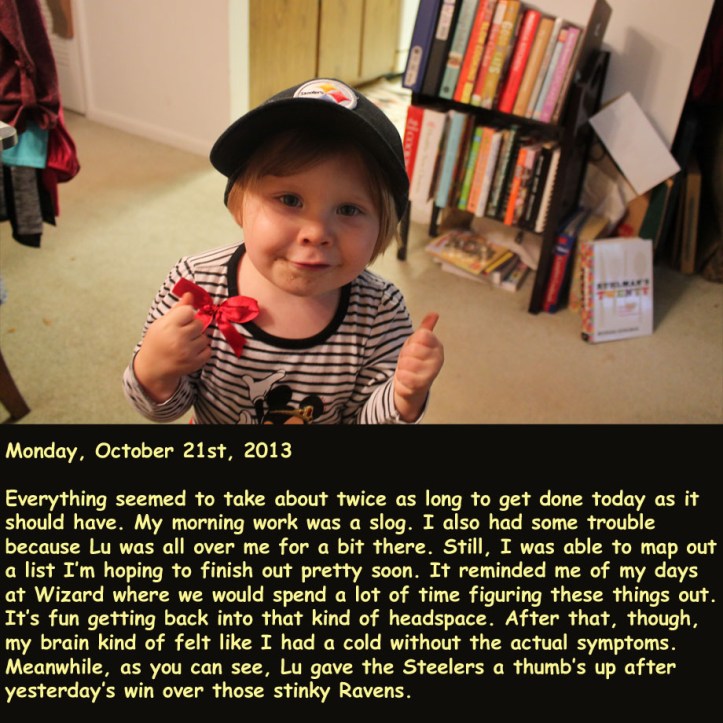 Monday, October 21st, 2013