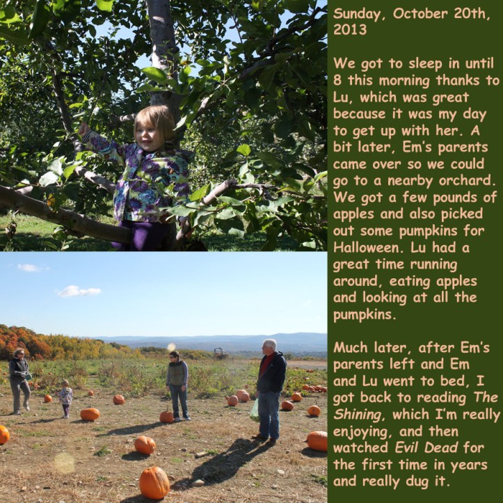 Sunday, October 20th, 2013