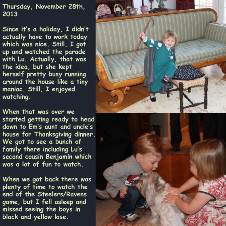 Thursday, November 28th, 2013