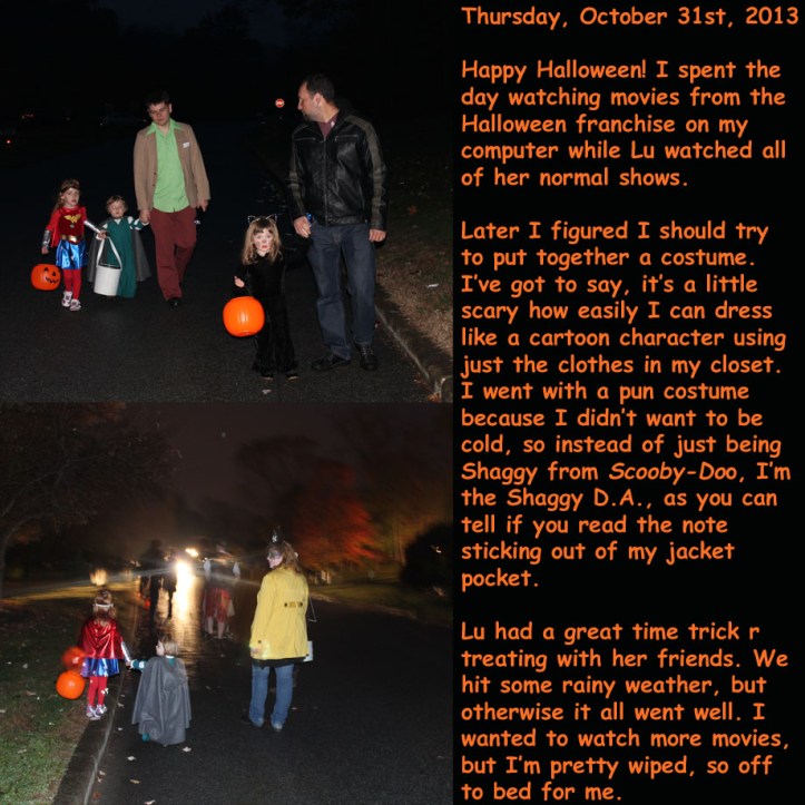 Thursday, October 31st, 2013
