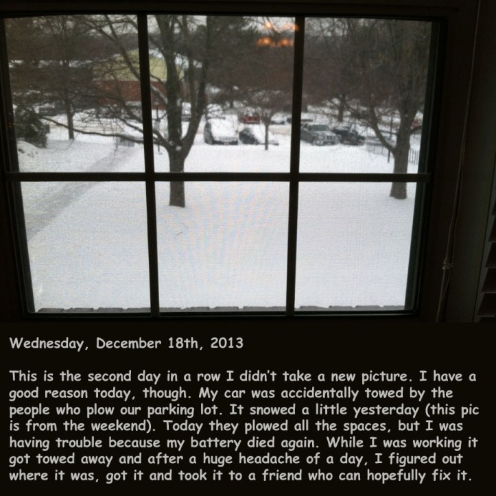 Wednesday, December 18th, 2013