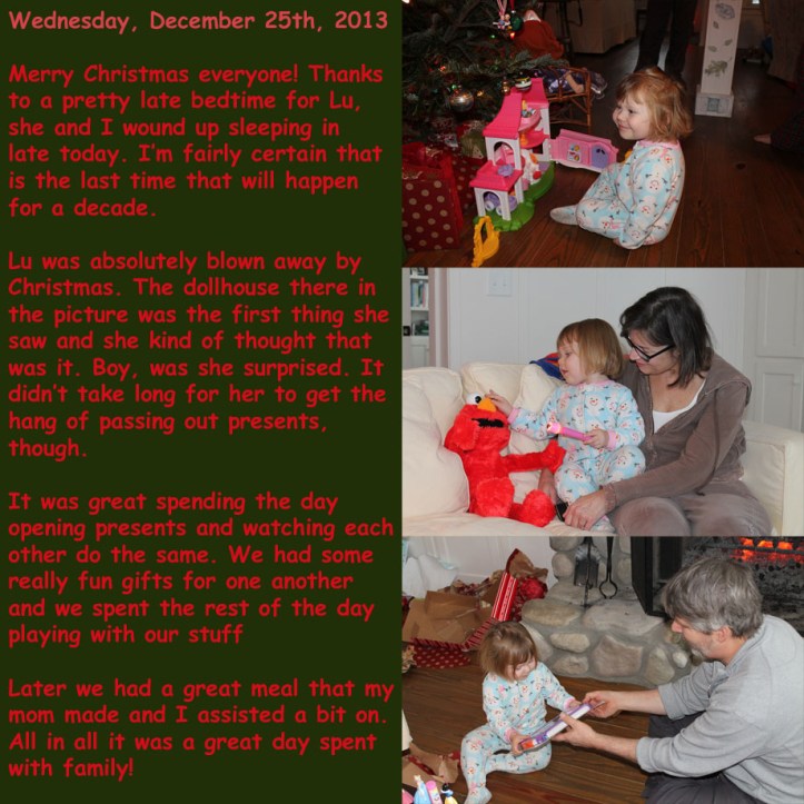 Wednesday, December 25th, 2013
