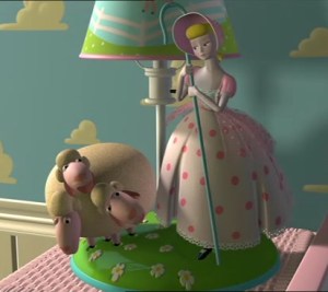 bo peep lamp