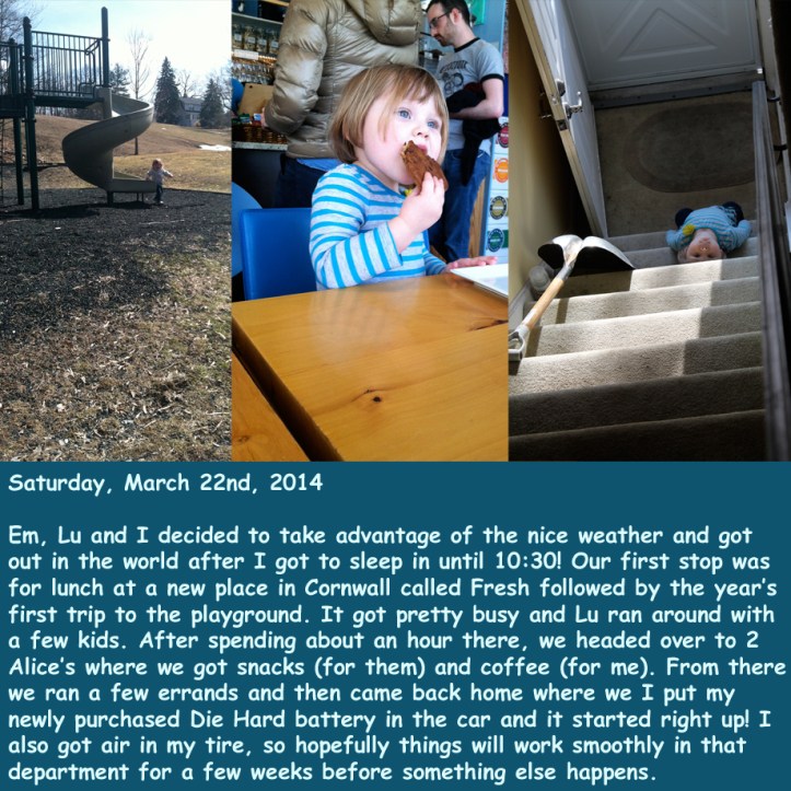 Saturday, March 22nd, 2014