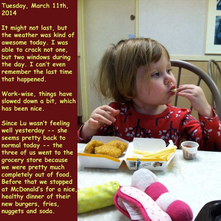 Tuesday, March 11th, 2014