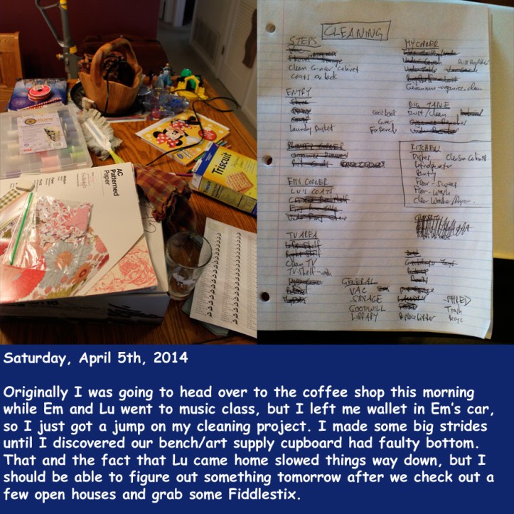 Saturday, April 5th, 2014