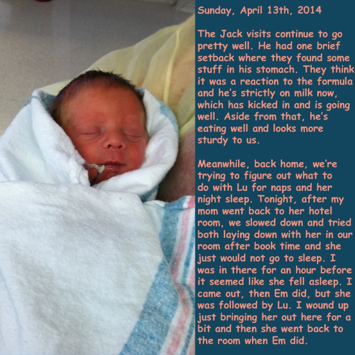 Sunday, April 13th, 2014