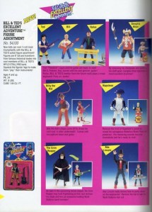 bill and ted toy catalog page