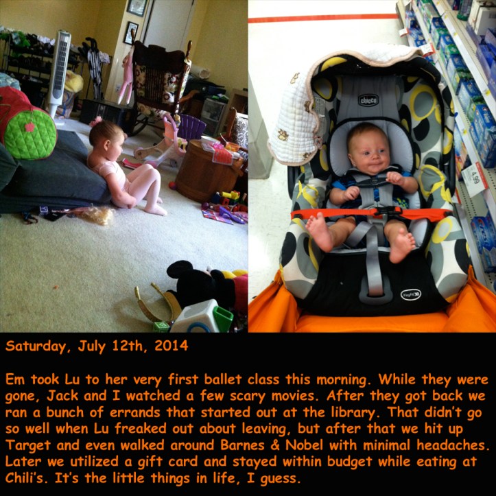 Saturday, July 12th, 2014