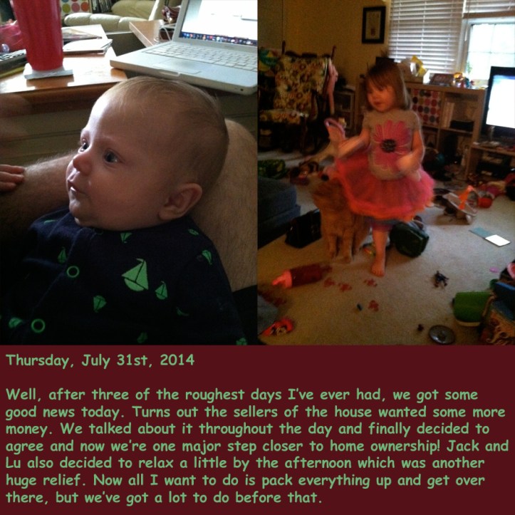 Thursday, July 31st, 2014