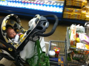 grocery store baby train