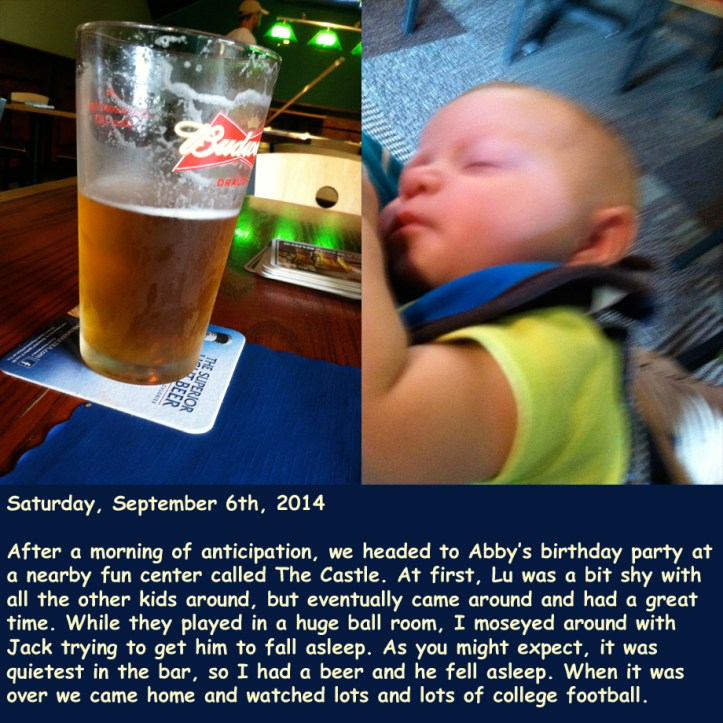 Saturday, September 6th, 2014