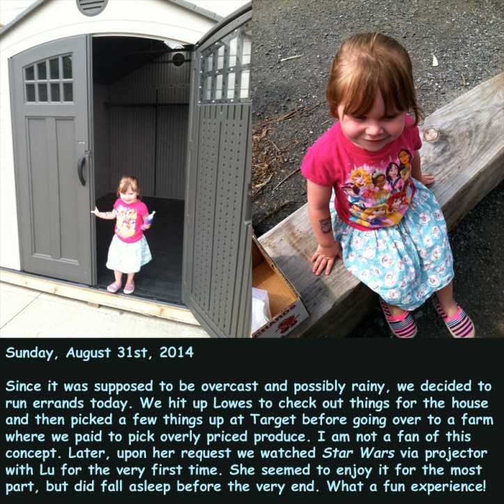 Sunday, August 31st, 2014