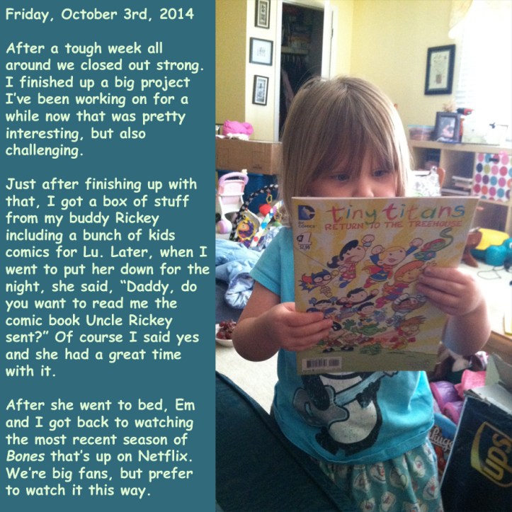 Friday, October 3rd, 2014