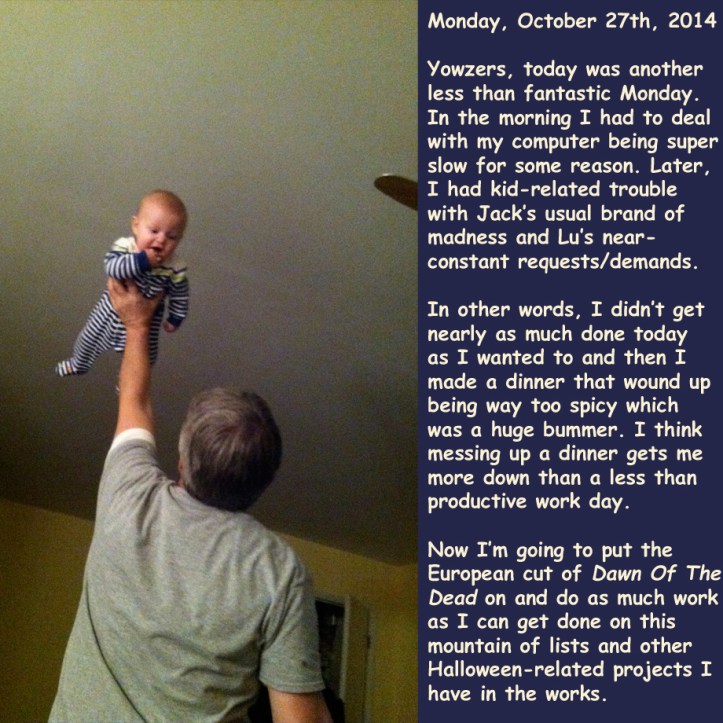 Monday, October 27th, 2014