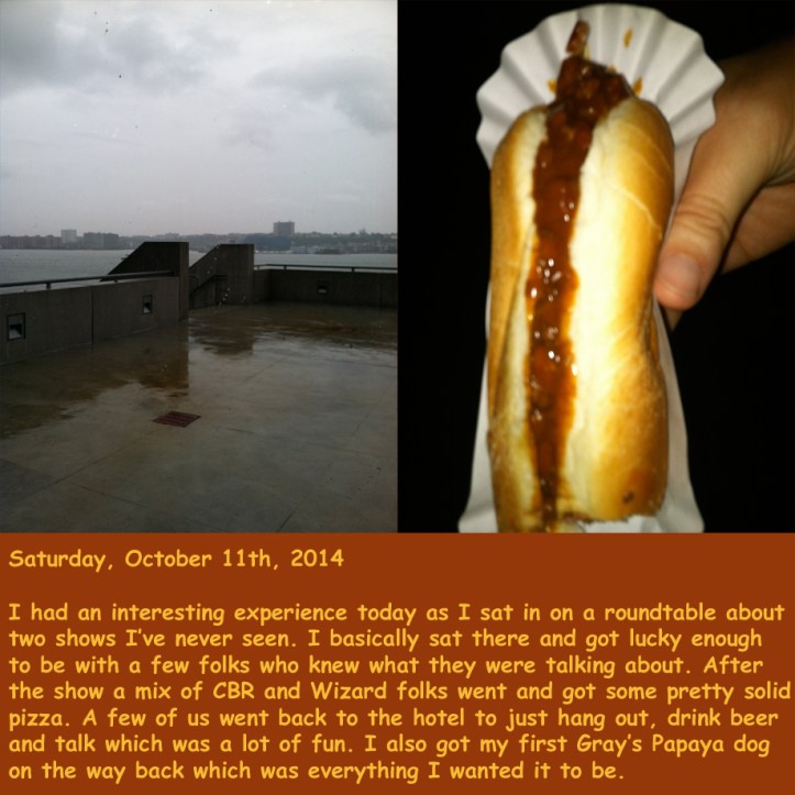 Saturday, October 11th, 2014