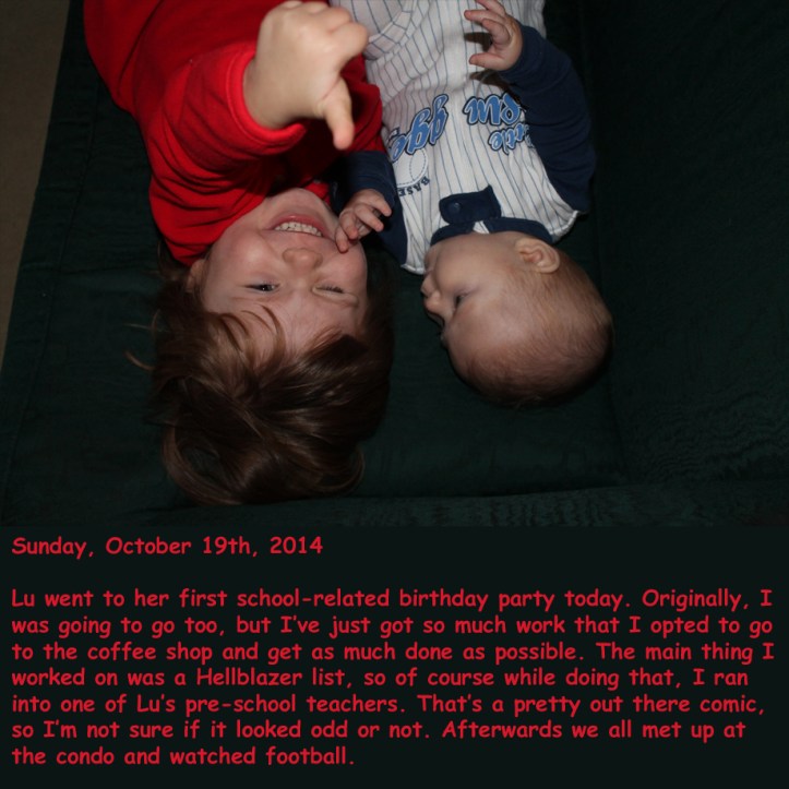 Sunday, October 19th, 2014