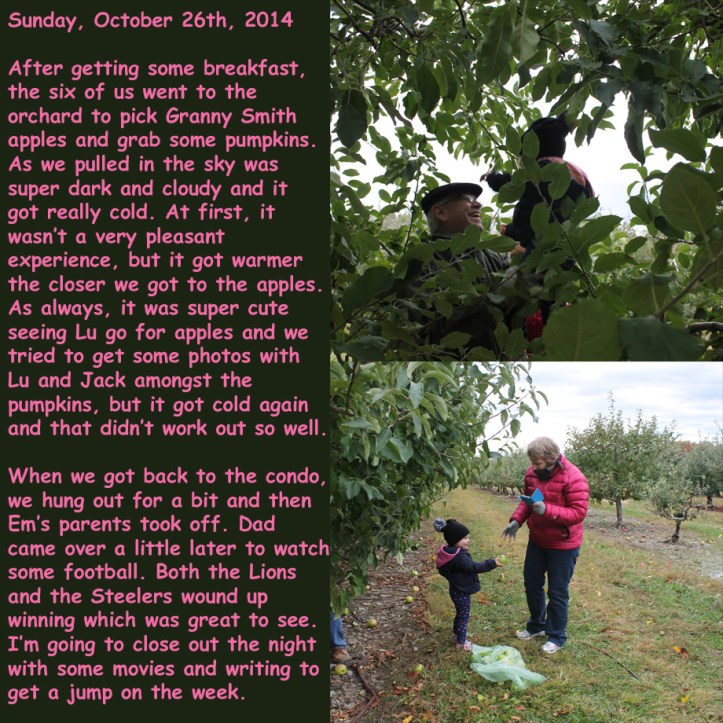 Sunday, October 26th, 2014