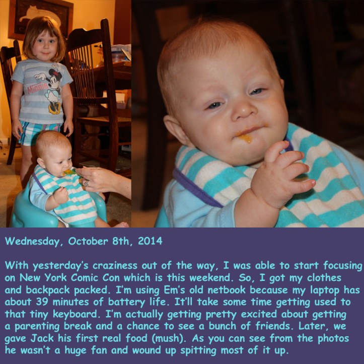 Wednesday, October 8th, 2014