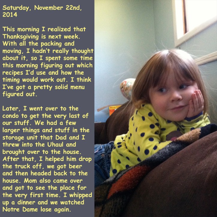 Saturday, November 22nd, 2014