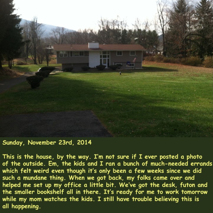 Sunday, November 23rd, 2014