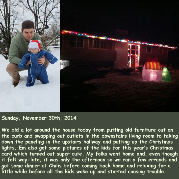 Sunday, November 30th, 2014