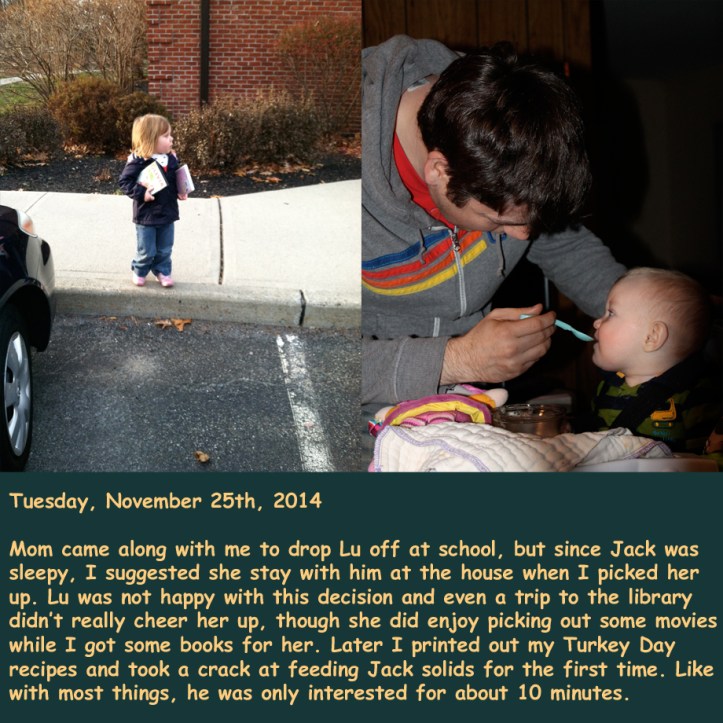 Tuesday, November 25th, 2014