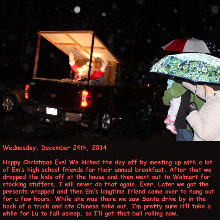 Wednesday, December 24th, 2014