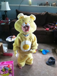 lu in care bear costume